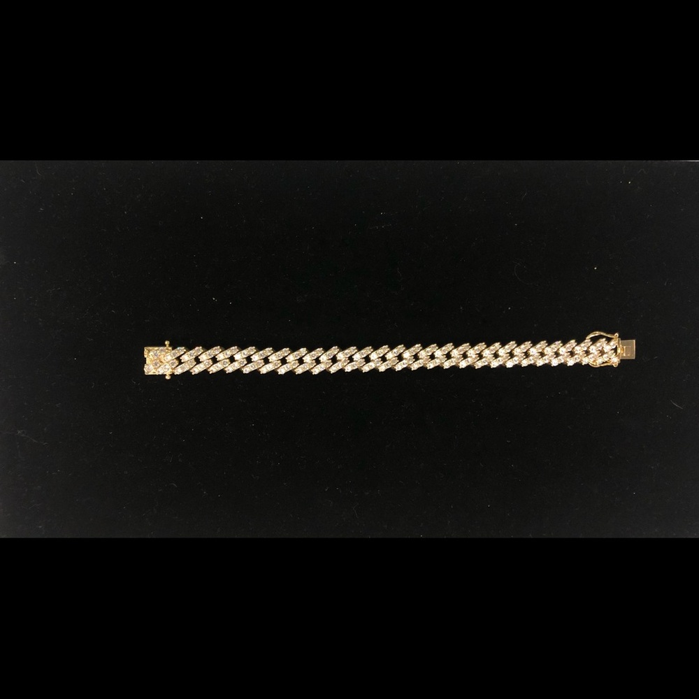 15 in. Golden guilt bracelet